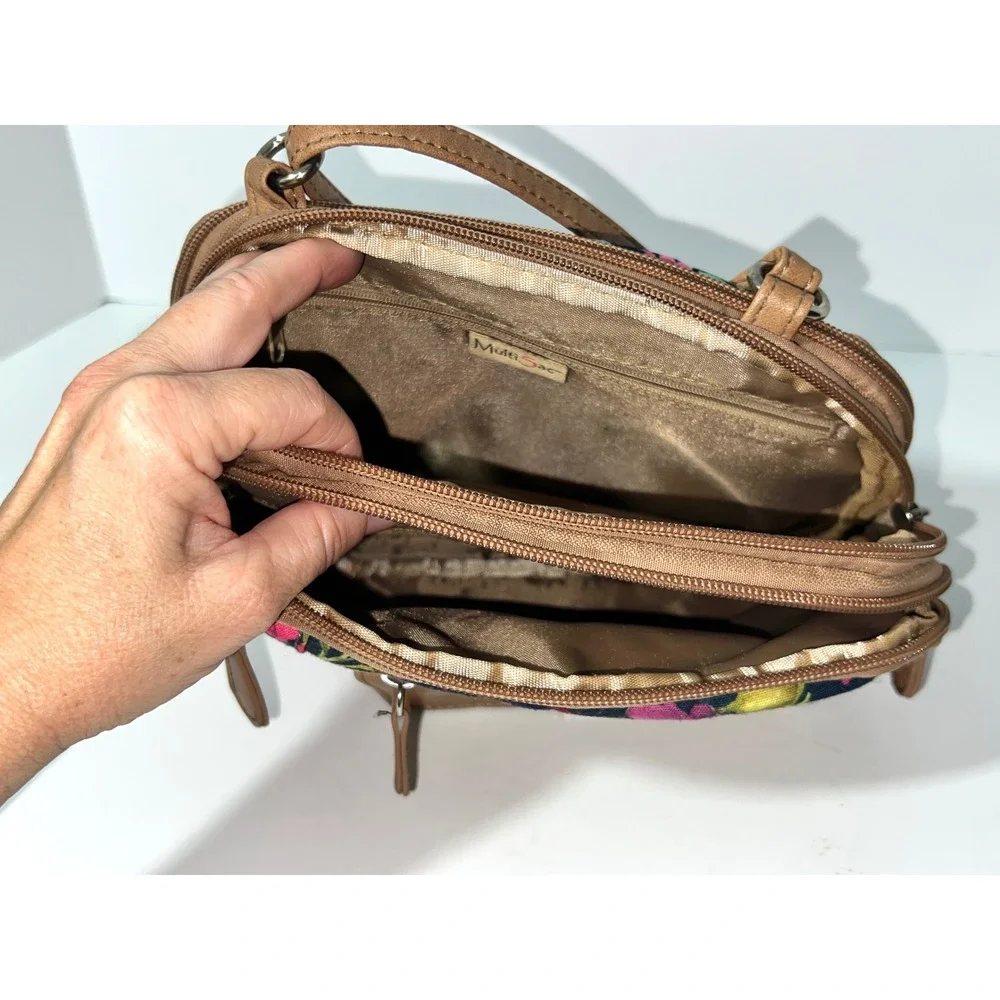 MultiSac Zippy Triple Compartment Crossbody Bag